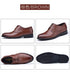 Elegant Men's Black Leather Oxfords for Formal Occasions - Perfect Wedding, Party, Office, and Business Shoes for Men